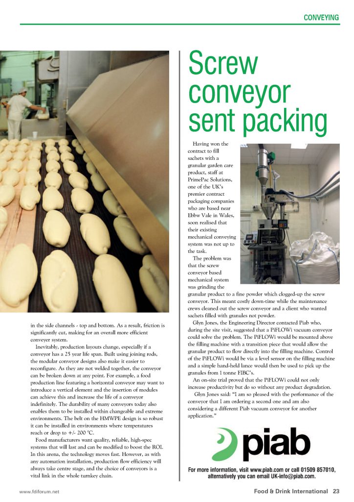 Conveying automation article page 4