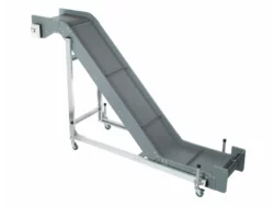 Swan neck conveyor belt